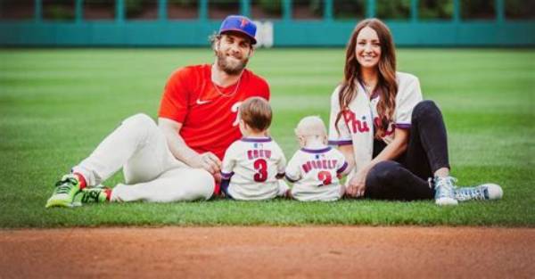 Phillies Right Fielder Bryce Harper’s Wife Is His High School Sweetheart