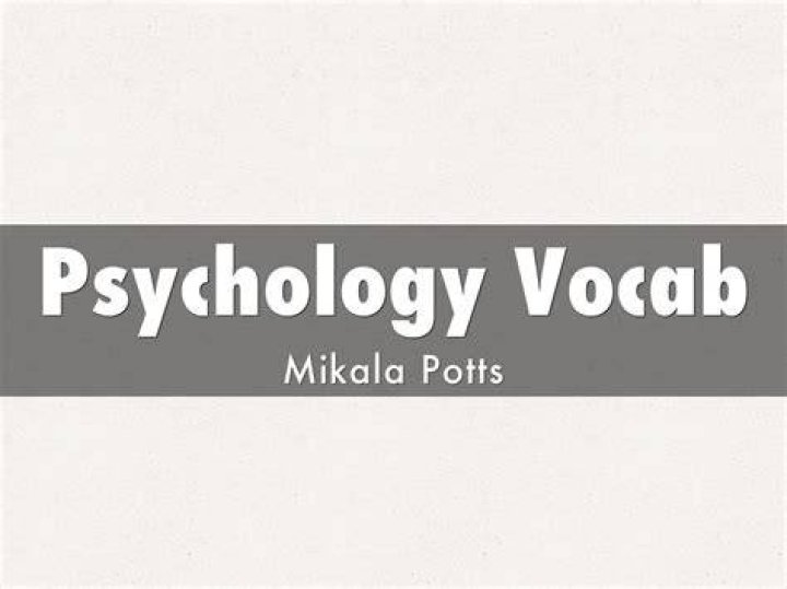Psychology Vocab by 15pottsm