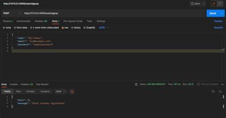 python curl gives error while postman works as intended "Failed to