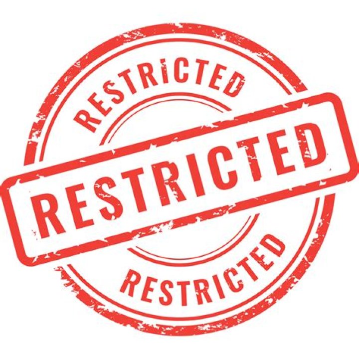 restricted, rubber stamp 21432995 PNG