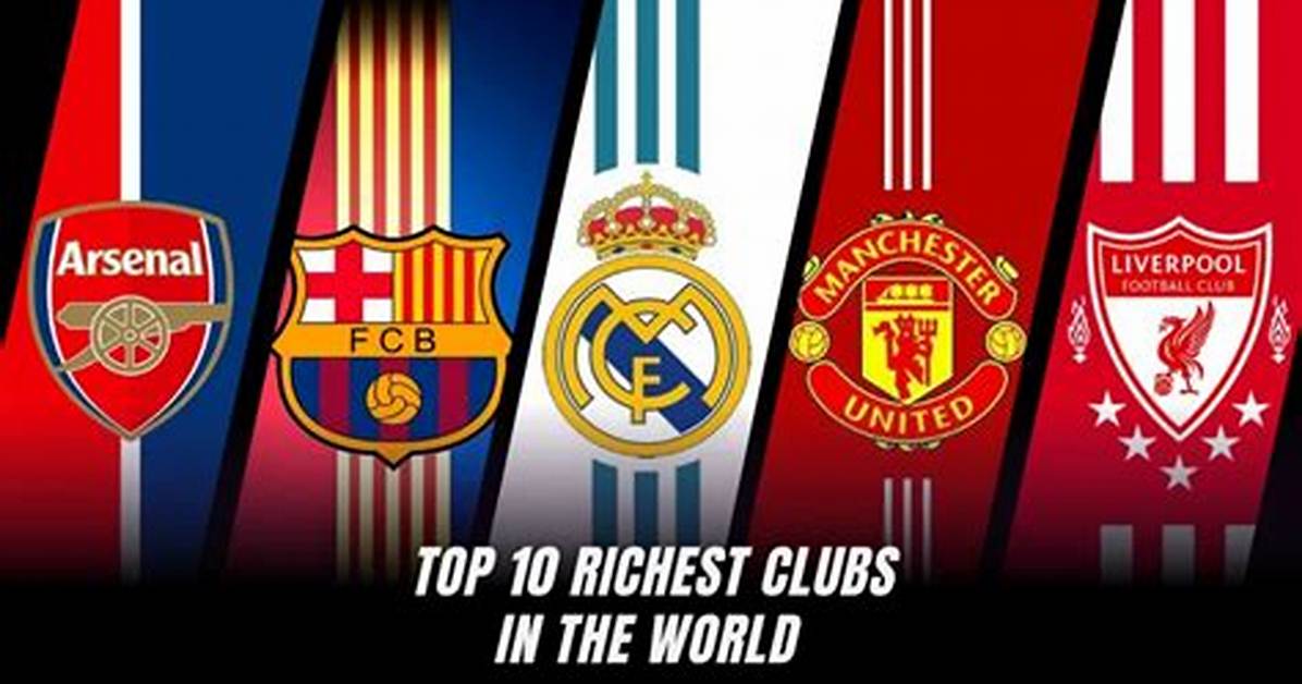 Richest Football Club in the World: Top 10 Wealthiest Teams
