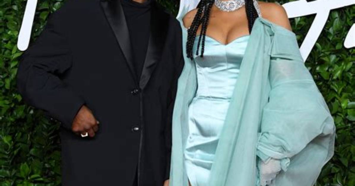 Rihanna's Boyfriend Asap Rocky Rocks Knee Length Leather Skirt: "Prettiest Man Alive"