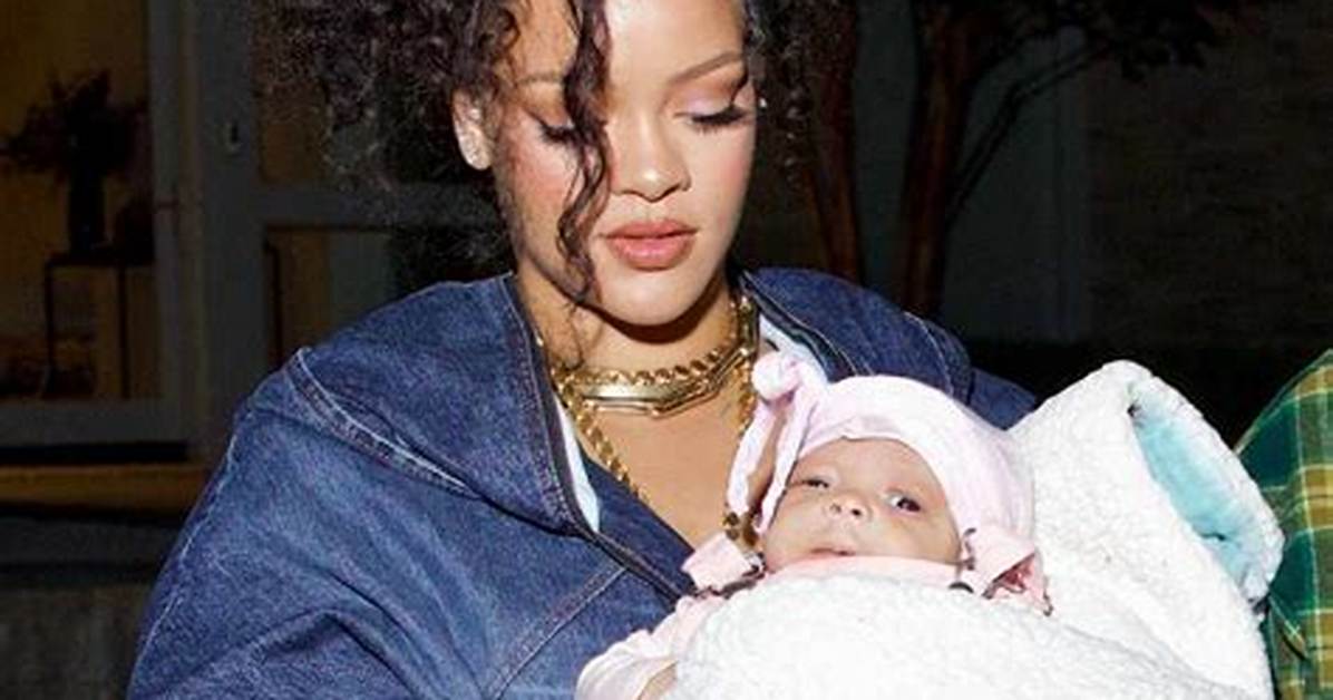 Rihanna Shares Cute Photos of Herself & Newborn Niece