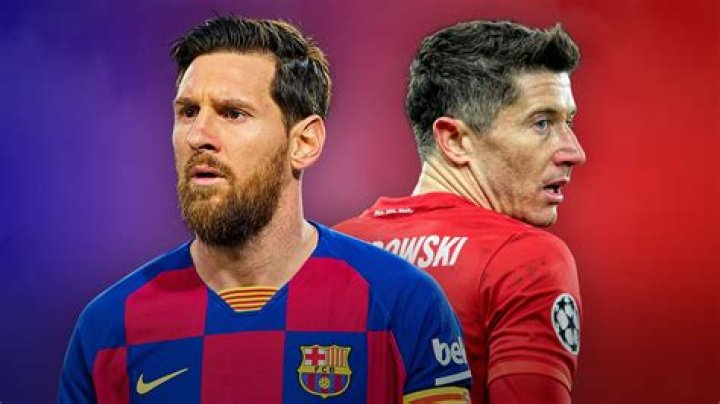 Robert Lewandowski vs Lionel Messi Bayern Munich and Barcelona