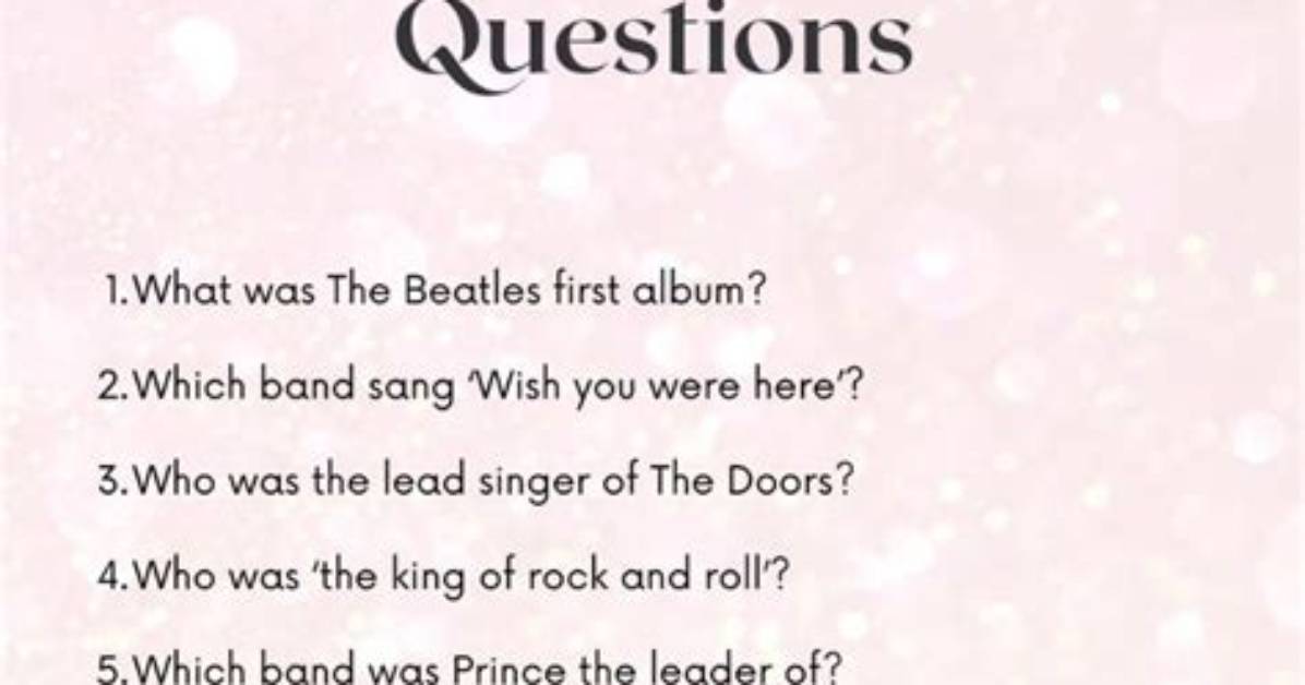 Rock Music Quiz Questions | Popnable