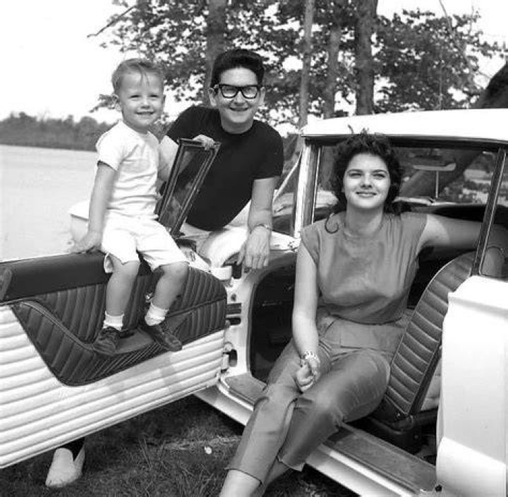 Roy Orbison & Claudette with their oldest son, Roy Dewayne. Roy