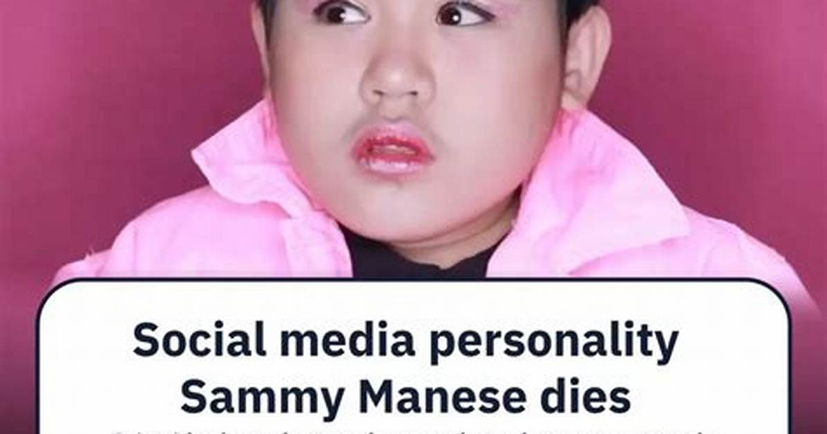 Sammy Manese Death News: Condition and Disease