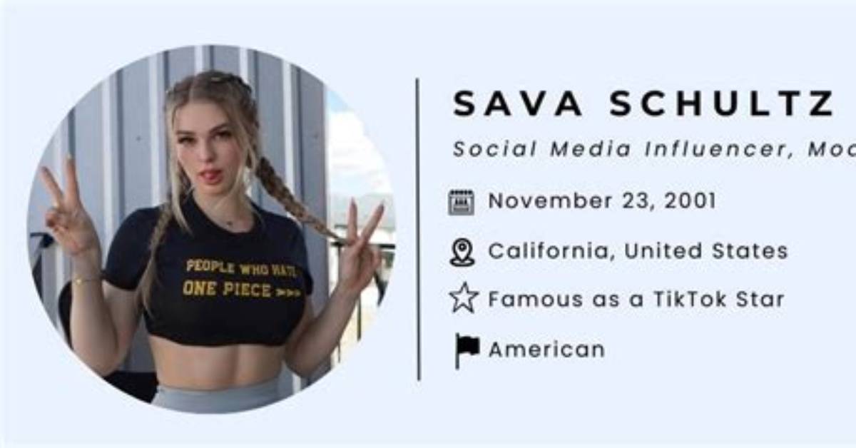 Sava Schultz | Career, Boyfriend and Net Worth