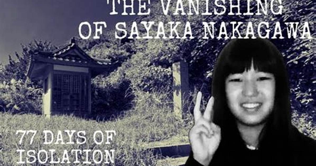 Sayaka Nakagawa Missing Update 2023: Is She Found Yet?