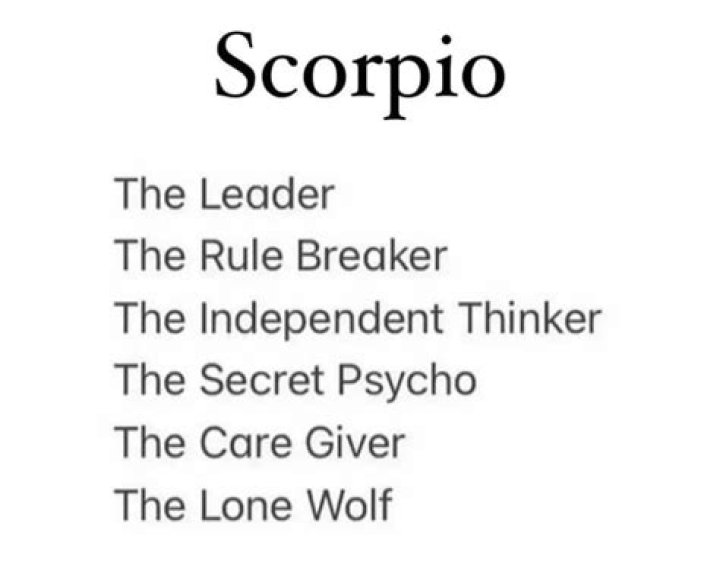 Scorpio Reputed to be the "most powerful" sign of the zodiac, Scorpios