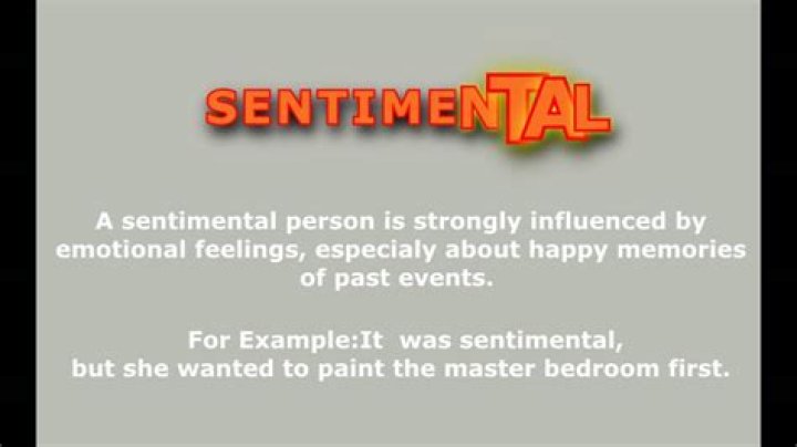 Sentimental Meaning YouTube