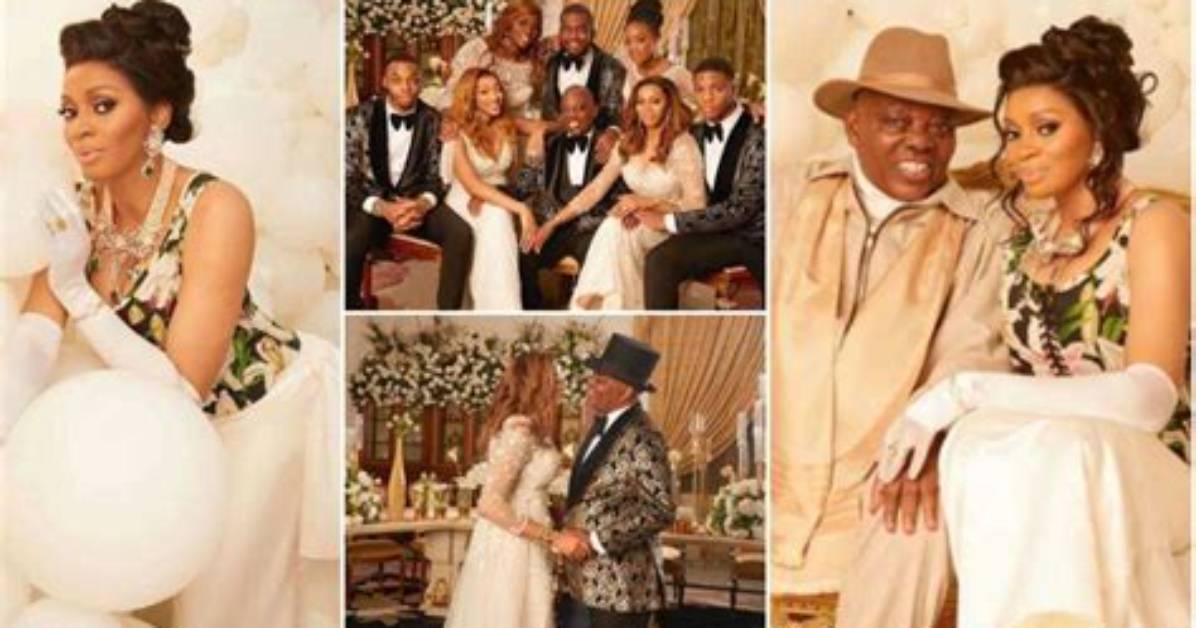 Shade Okoya at 45: Photos Scream Class and Luxury as Billionaire Wife, Aged Hubby and Kids Come Together