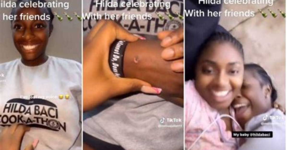 “She Should Be Careful O”: Hilda Baci Displays Injuries Sustained While Cooking for 4 Days, Video Emerges