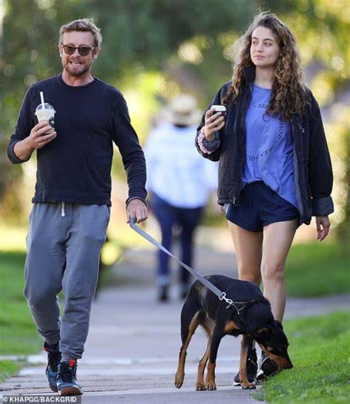 Simon Baker And Daughter