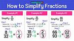 Simplify 4/10 and 3/8