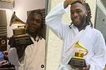 Singer Burna Boy Receives His Grammy Award Nominee Medallion, Certificate from Recording Academy