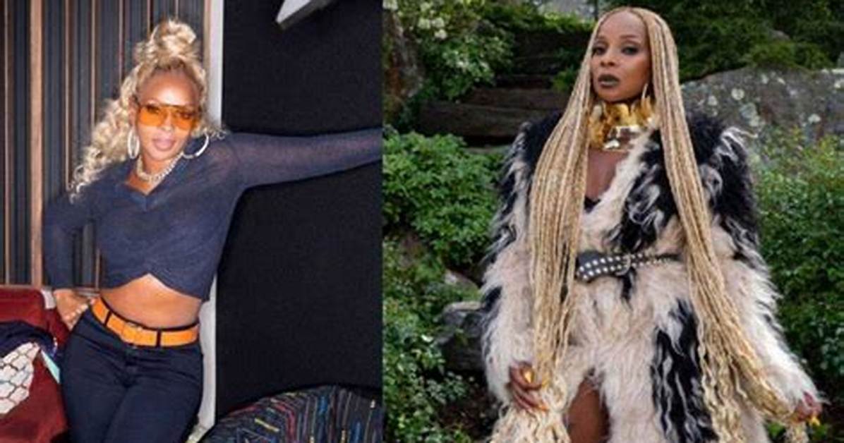 Singer Mary J. Blige Shows off Banging Body as She Marks 50Th Birthday