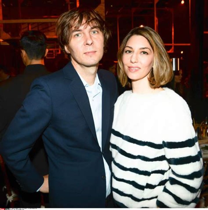 Sofia Coppola and Thomas Mars both cut very casual figures while
