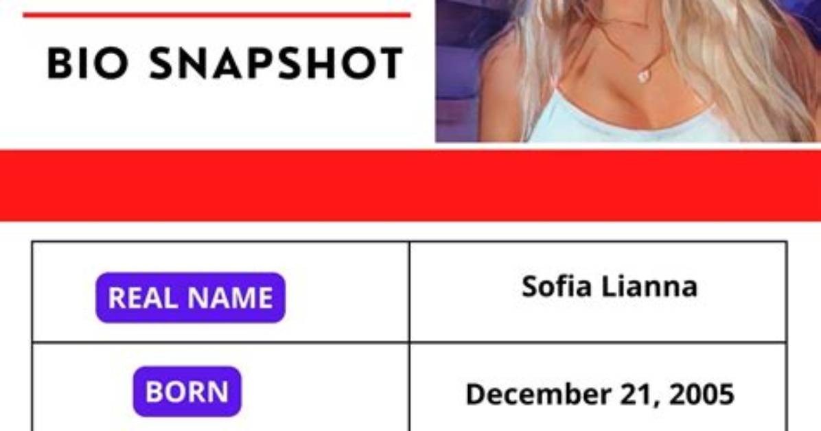 Sofia Lianna Salerno Net Worth