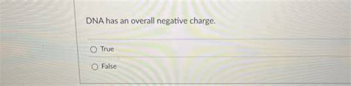 Solved DNA has a negative charge. Given that, name three