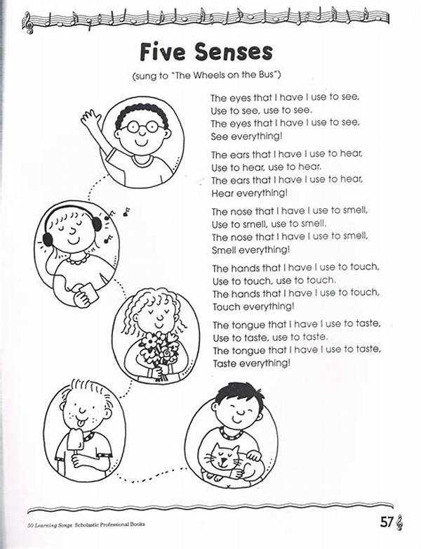 Songs About 5 Senses for Preschoolers