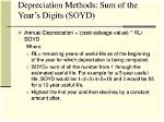 Sum of the Year's Digits (Soyd) Depreciation Calculator