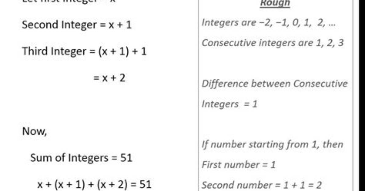 Sum of Three Consecutive Integers Calculator Video