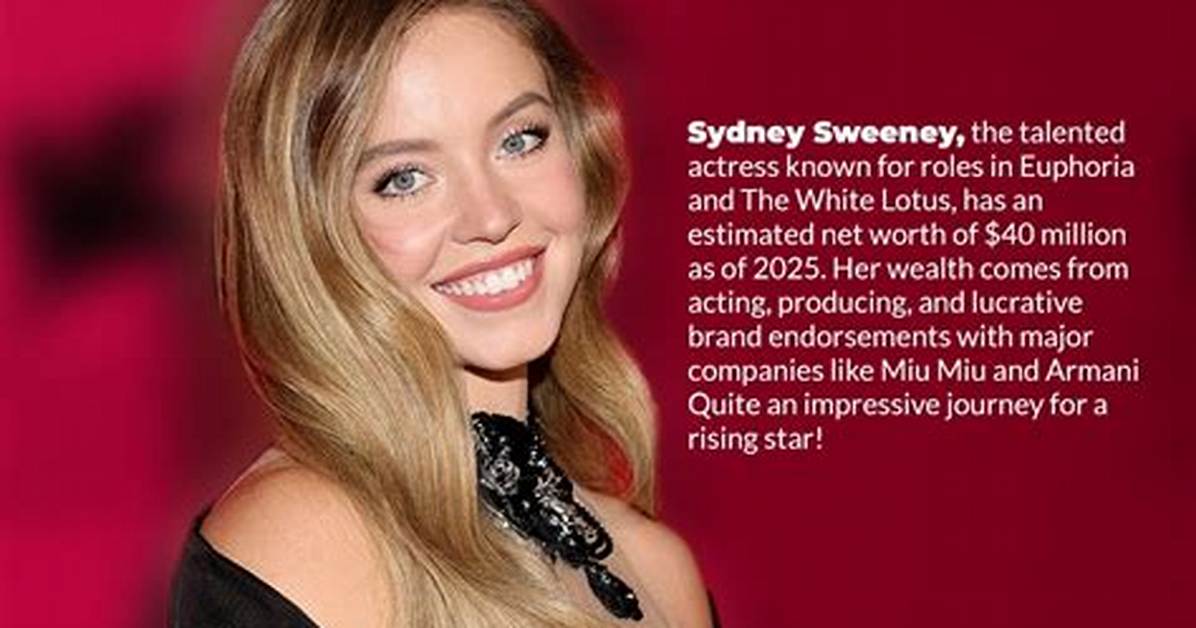 Sydney Sweeney Net Worth – $5 Million
