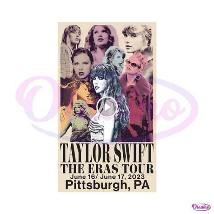Taylor Swift Eras Tour Pittsburgh Map