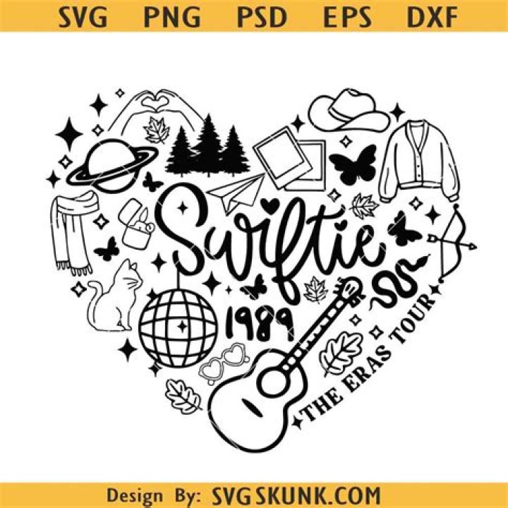 Taylor Swift Heart Swiftie Heart SVG PNG Heart T S Etsy Australia