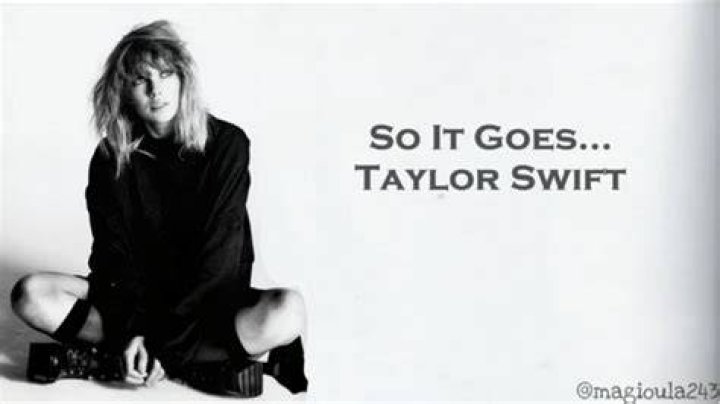 Taylor Swift So It Goes (Lyrics) YouTube