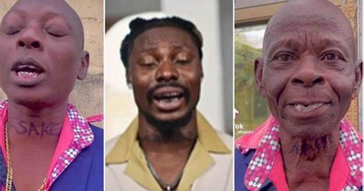 “Teeth Wey Go Foreign”: Hilarious Reactions as Old Men with Foil Paper, Fake Tattoos Join Asake Challenge
