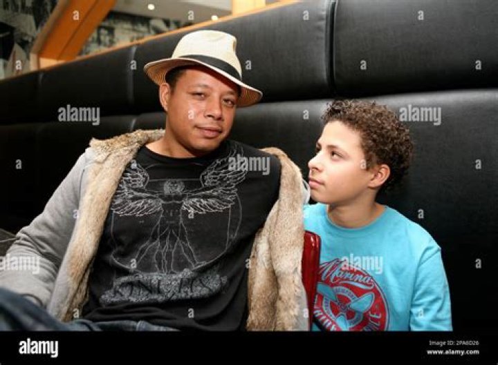 Terrence Howard and son Hunter Celebrity dads, Terrence howard wife