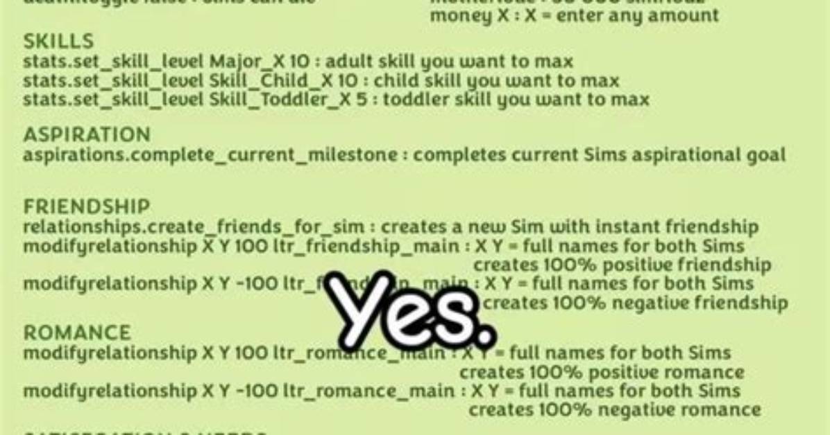 'The Sims 4' Best Cheats – Everything You Need to Know About Cheats in 'The Sims 4'