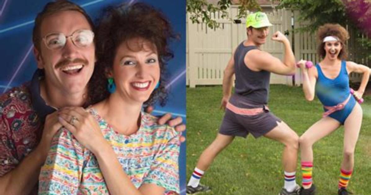 This Couple Did an Adorably Awkward '80S Photo Shoot to Make You Jealous