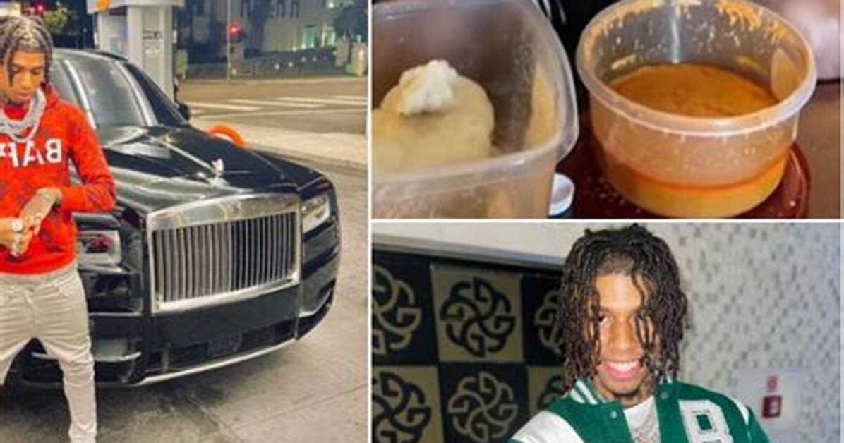 “This One Dey Eat Am Before”: Reactions as Us Rapper Nle Choppa Eats Fufu and Soup with Joy, Video Goes Viral