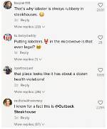 This Outback Steakhouse Cook's Lobster Tiktok Is Horrifying