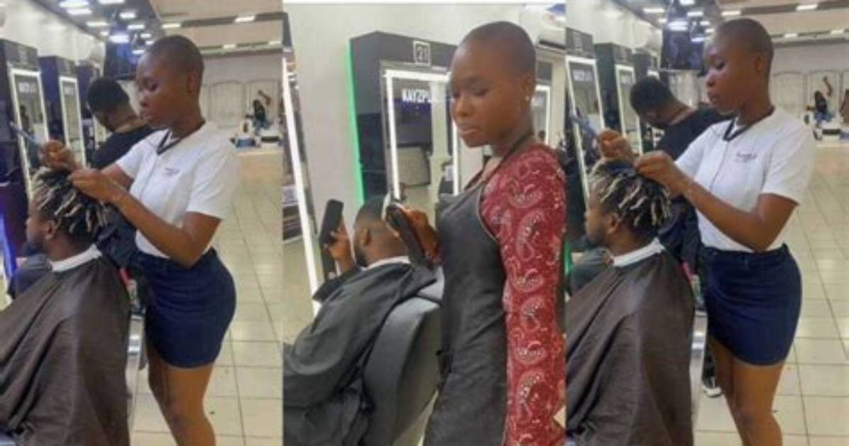 "To Barb Dey Hungry Me": Curvy Lady Barber Dances, Whines Waist Gently, Video Goes Viral on Tiktok