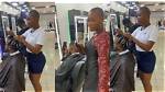 "To Barb Dey Hungry Me": Curvy Lady Barber Dances, Whines Waist Gently, Video Goes Viral on Tiktok