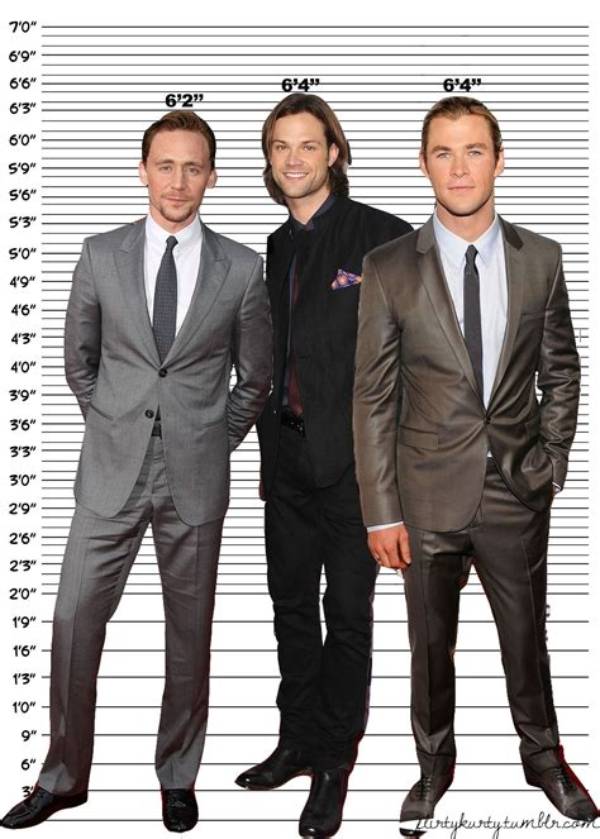 Tom Hiddleston Height