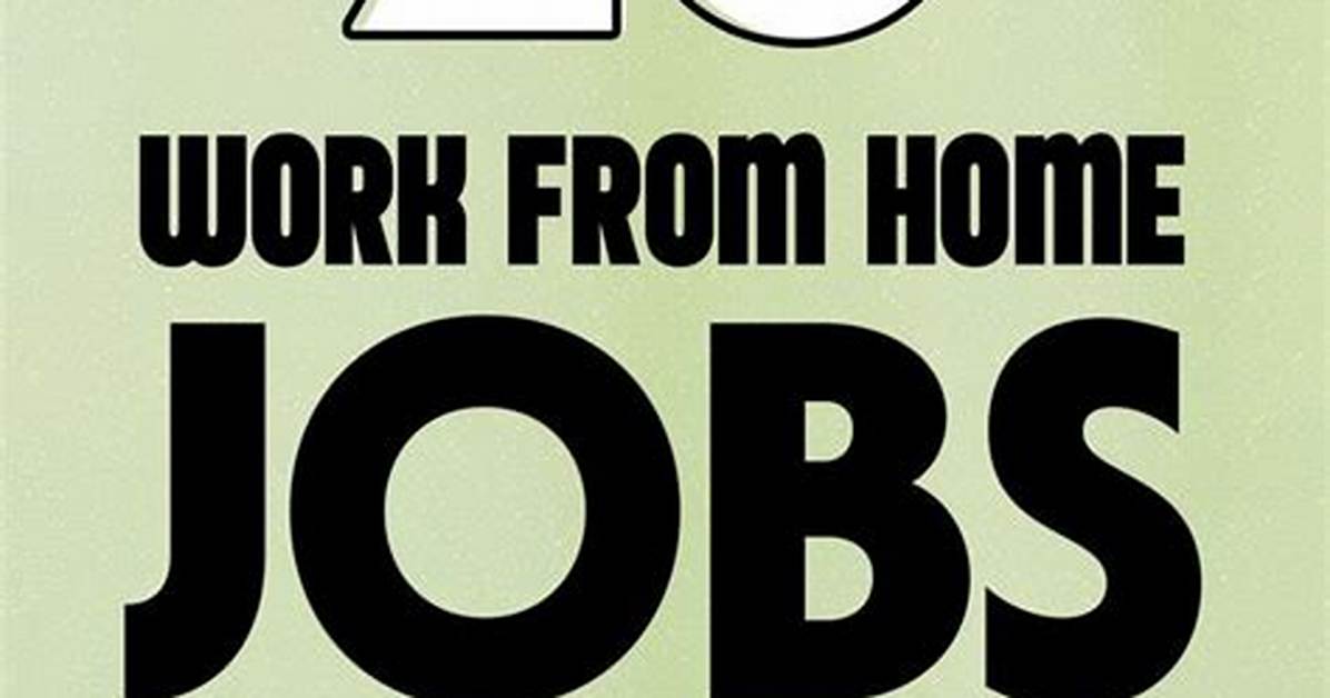 Top 20 Work from Home Jobs in Nigeria You Can Do Online