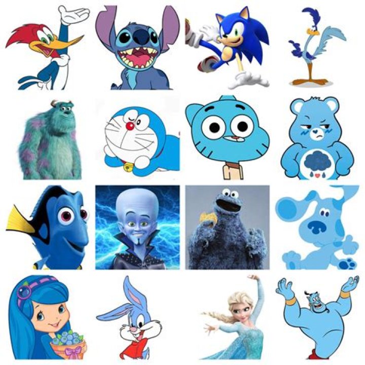 TOP 50 Blue Cartoon Characters and Characters with Blue Hair A Dive