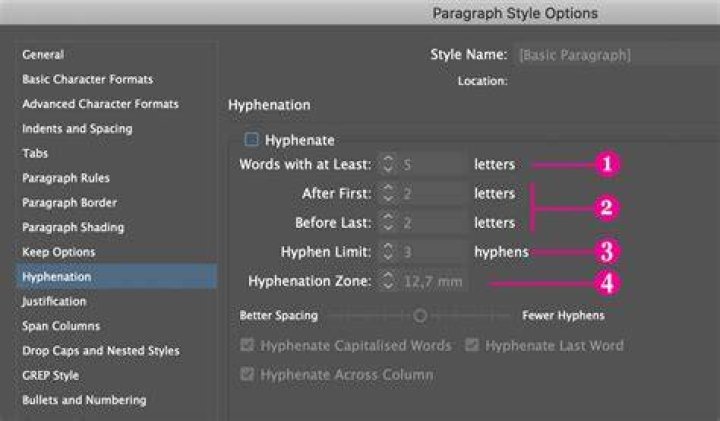 Turn Off Hyphenation in InDesign YouTube
