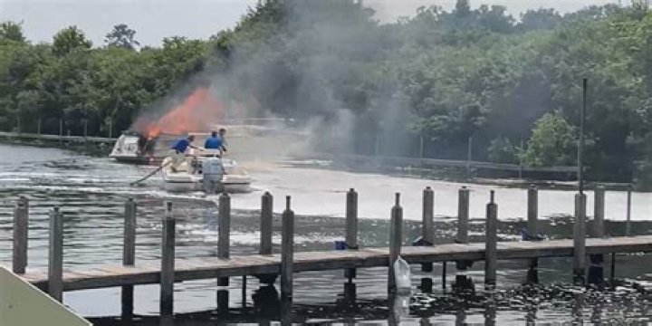 Two injured in Lake Wawasee boat fire