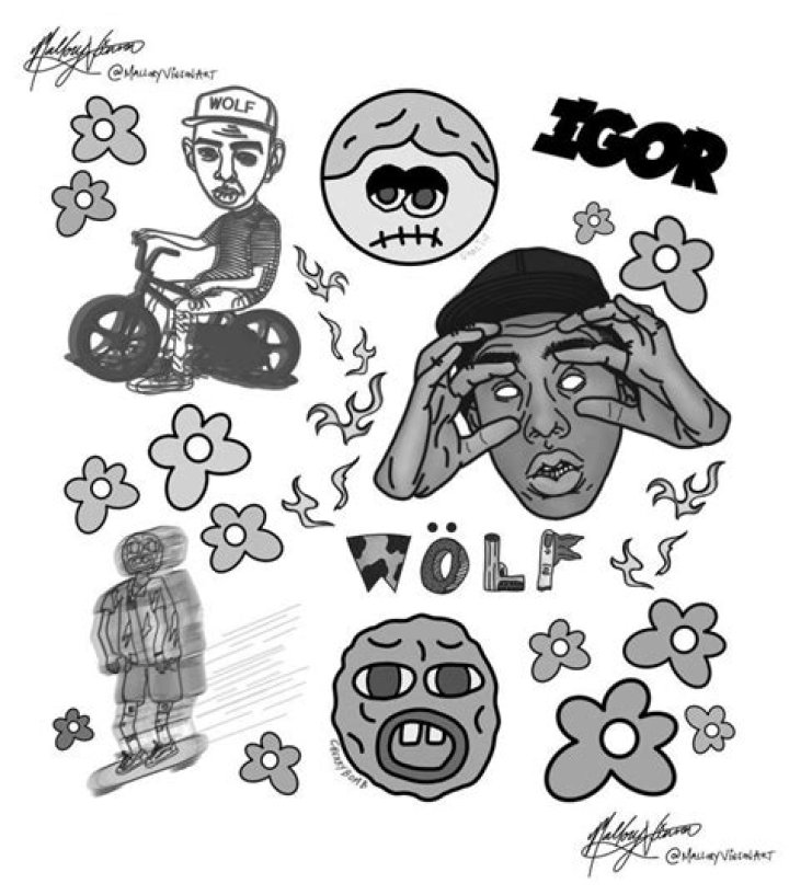 tyler the creator tattoo ideas vangoghdoubleespressovodka