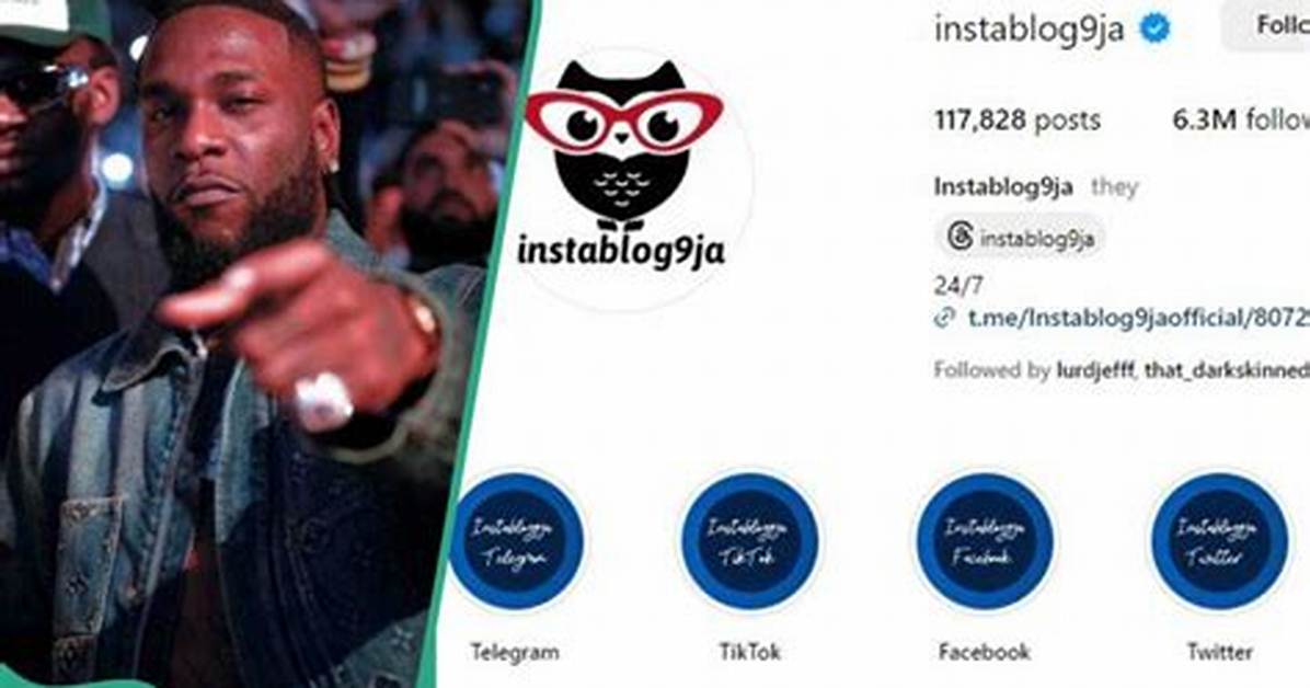 “Una Dey Push Me”: Burna Boy Fumes as He Calls out Instablog, Threatens Them with Lawyers