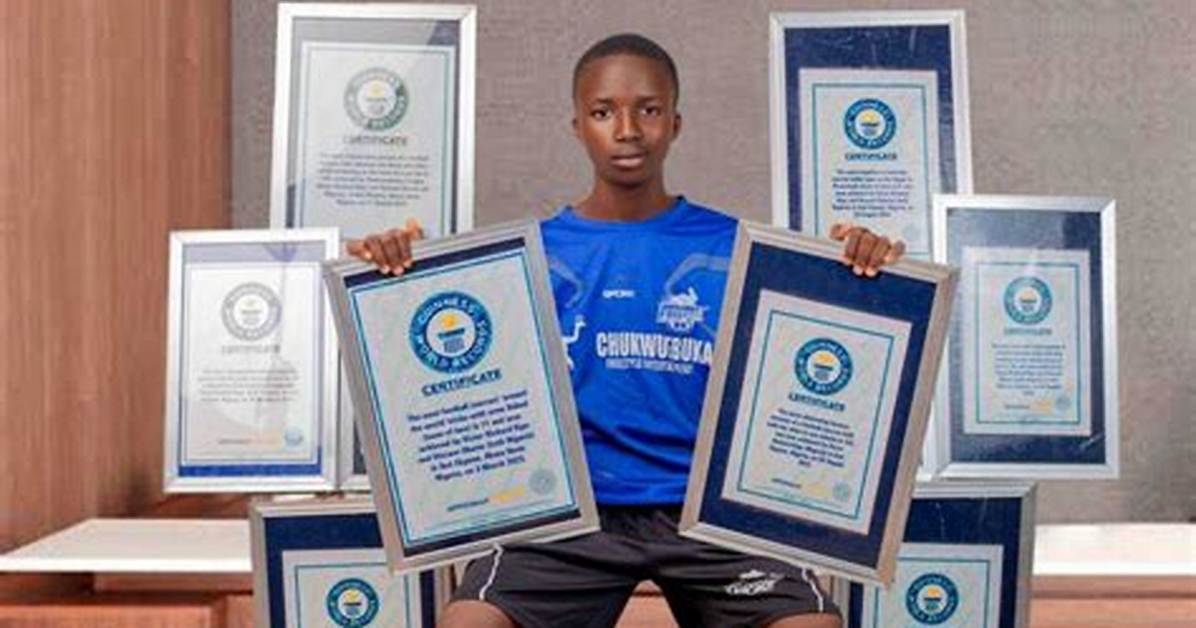 "Victor Richard Kipo": 15-Year-Old Nigerian Who Has 8 Guinness World Records Gets Free Land Inside Estate