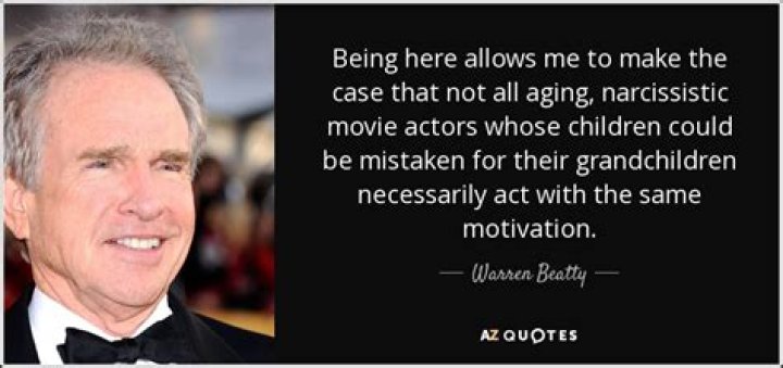 Warren Beatty Quote “Being here allows me to make the case that not