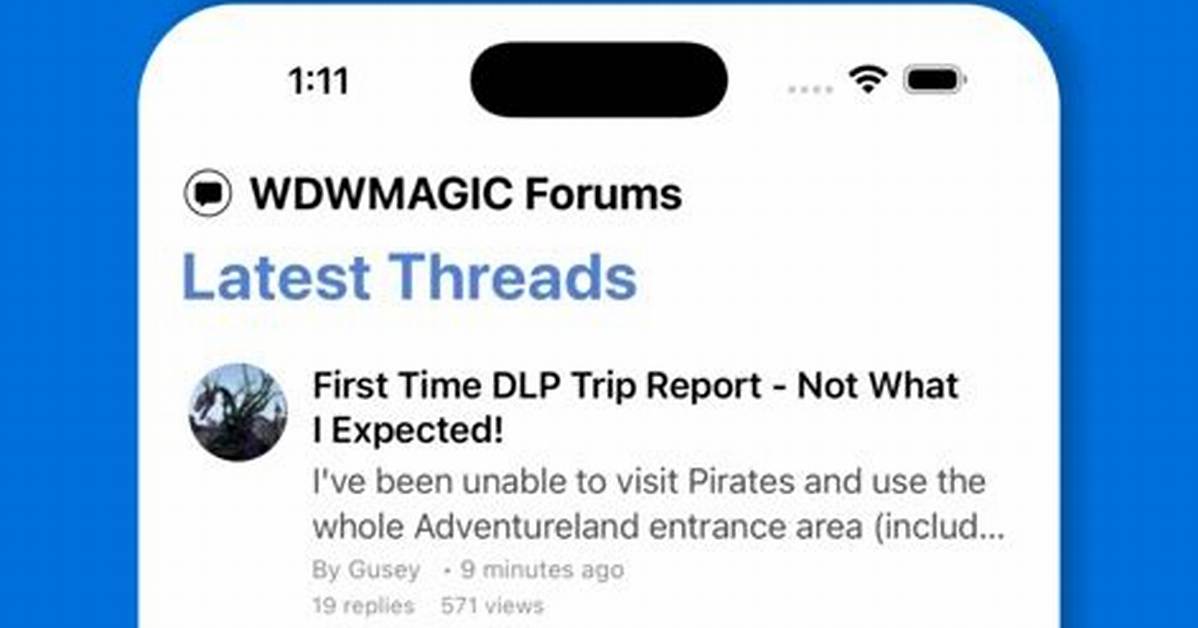 Wdwmagic Forum – List of Wdwmagic Discussions and Forums