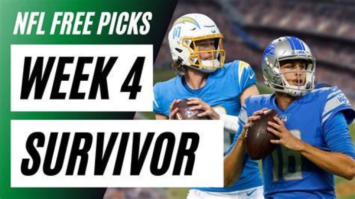 Week 4 Survivor Pick Strategy & Advice (2023) PoolGenius